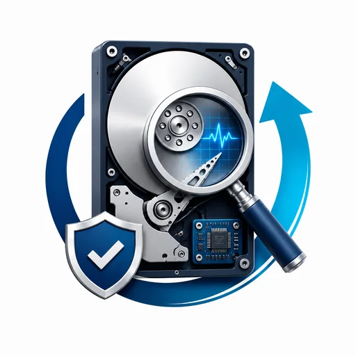 Storage media diagnosis illustration