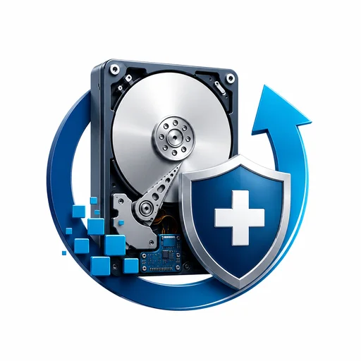Secure data recovery illustration